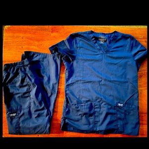Cherokee Workwear Navy Medium Scrub Set